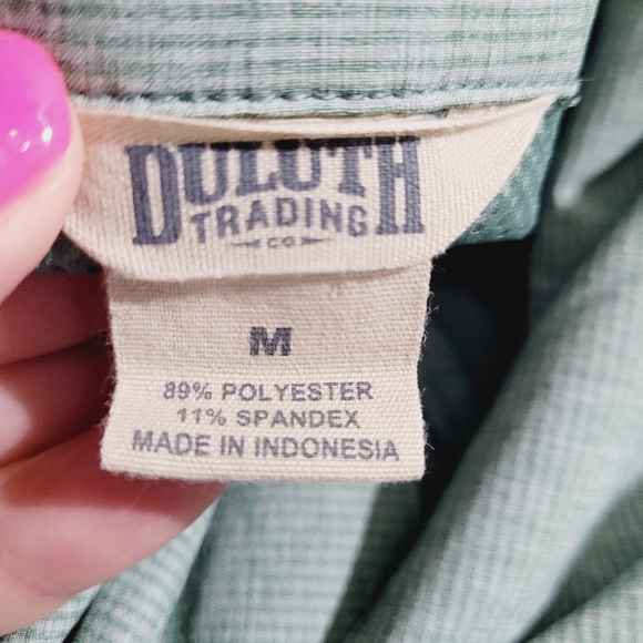 Duluth Trading SPF Women’s Sol Survivor Sun Protection Shirt Green Size Medium - Picture 10 of 11
